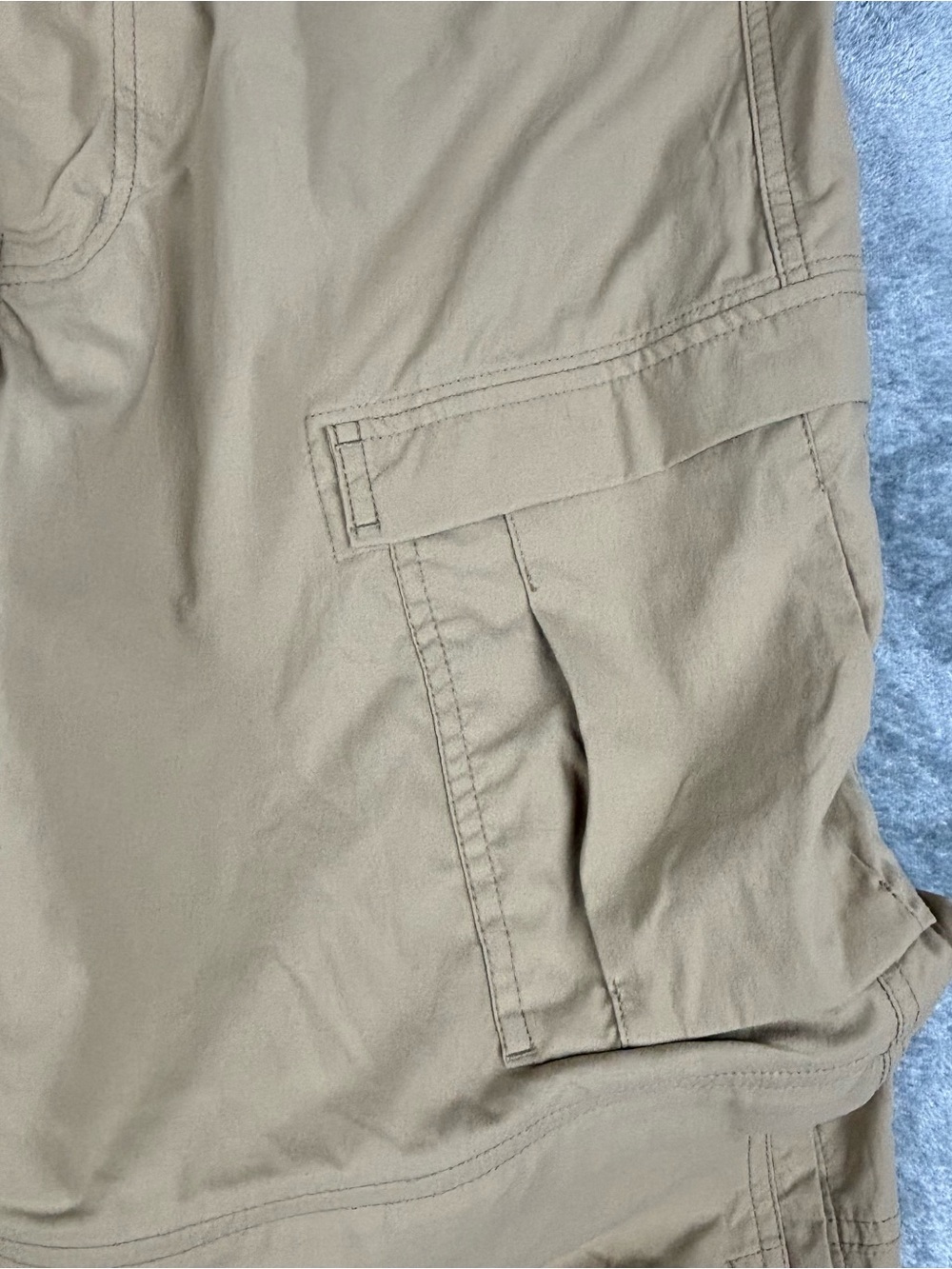 REI Co-op Pants Mens 34X32 Tan Beige Sahara Convertible Cargo Hiking 23414 - Picture 6 of 16